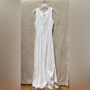 Linen Maxi Dress Classic Design